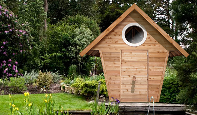 Birdie: tuinhuisje in de vorm van een vogelhuis